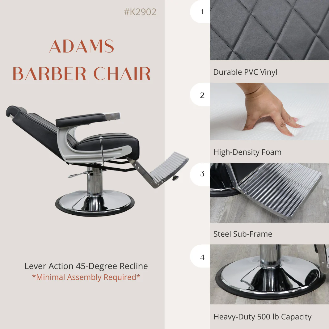 Adams Barber Chair - Image 3