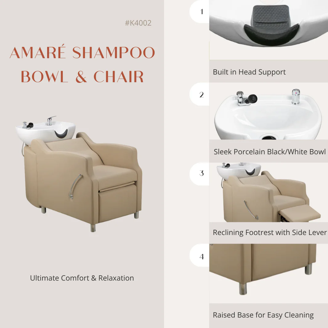 Amaré Shampoo Bowl & Chair - Image 102