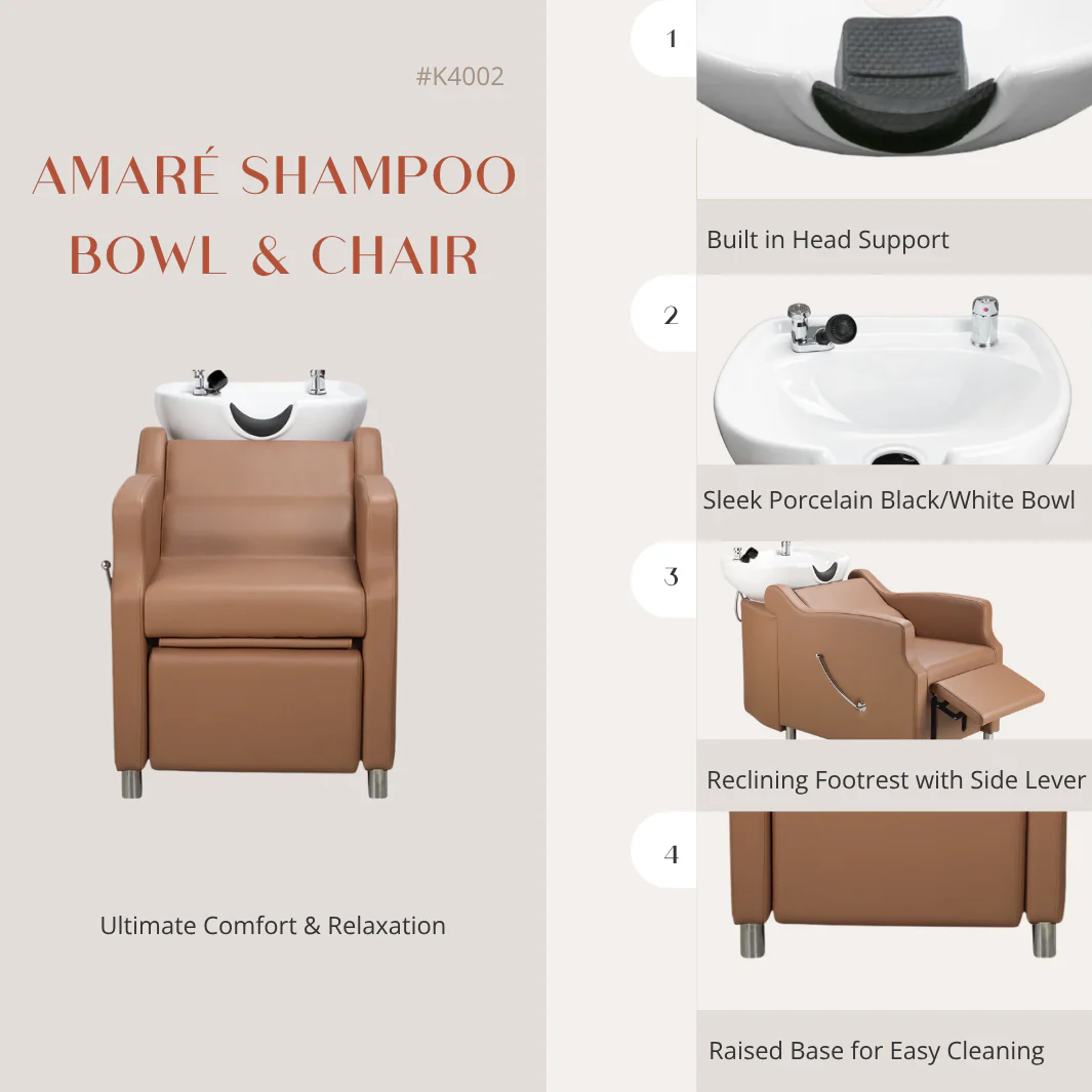 Amaré Shampoo Bowl & Chair - Image 166