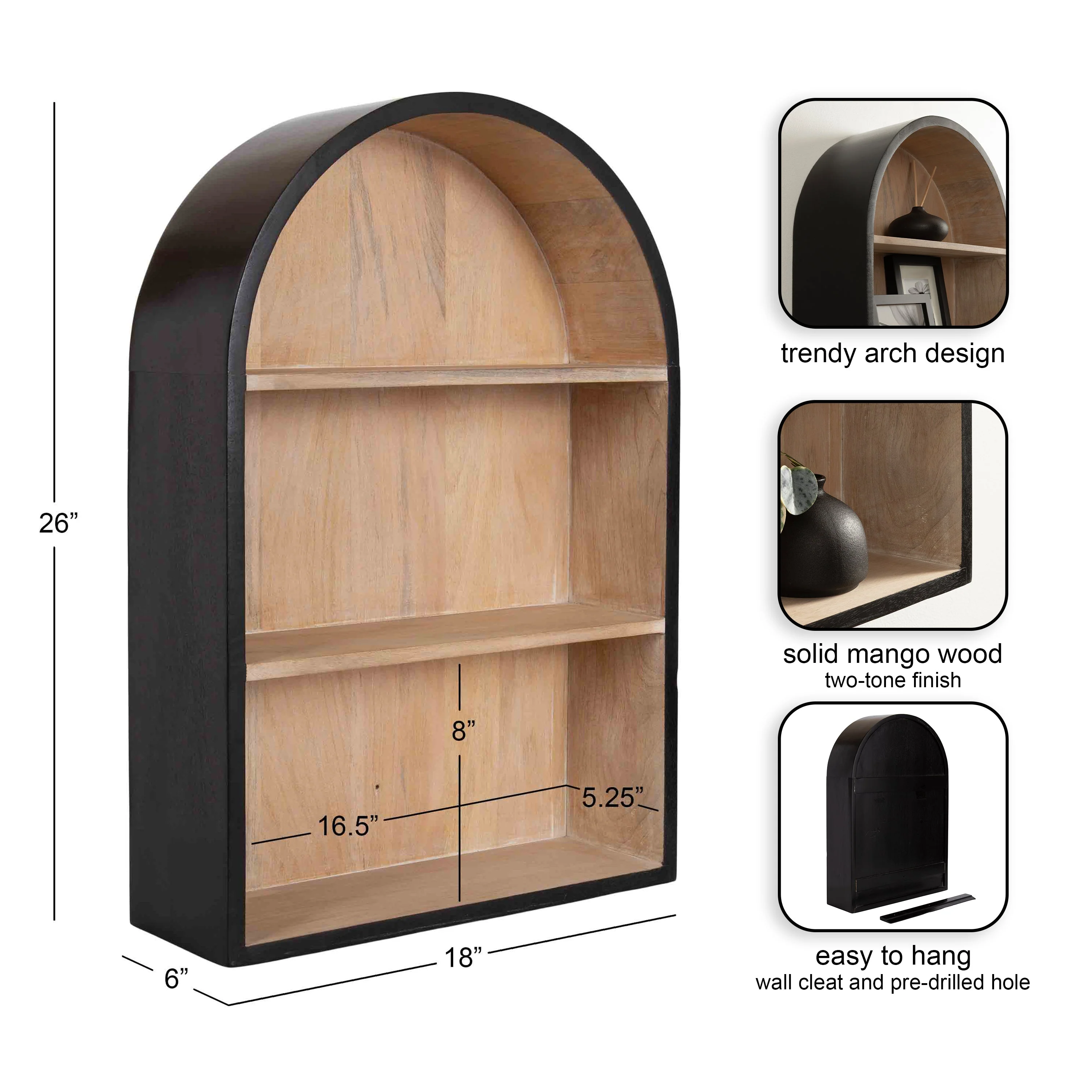 Arcott Arch Wall Shelf - Image 5