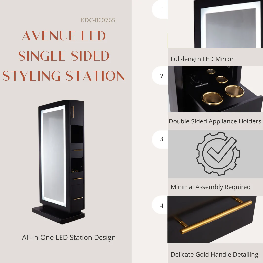 Avenue LED Double Sided Styling Station - Image 3