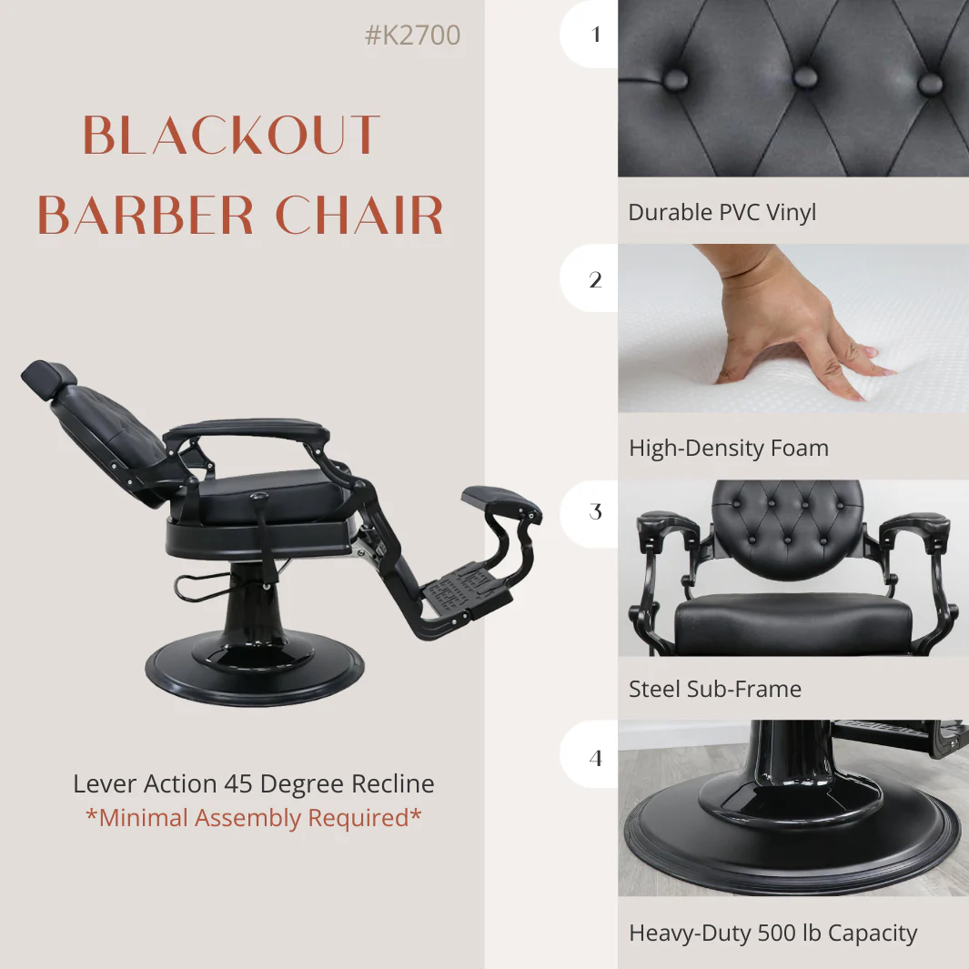 Blackout Barber Chair - Image 5