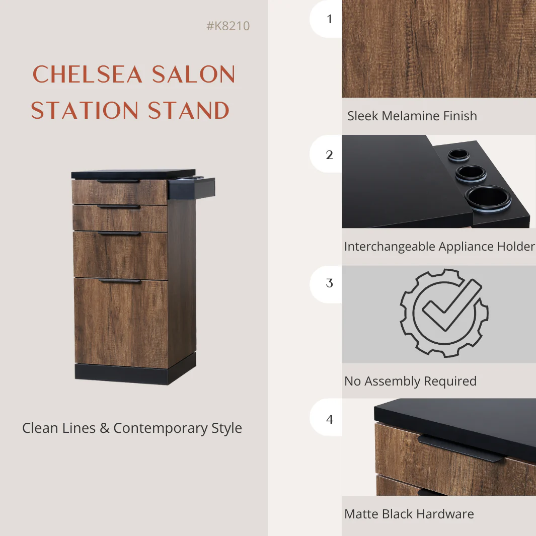 Chelsea Salon Station Stand - 2pks - Image 25
