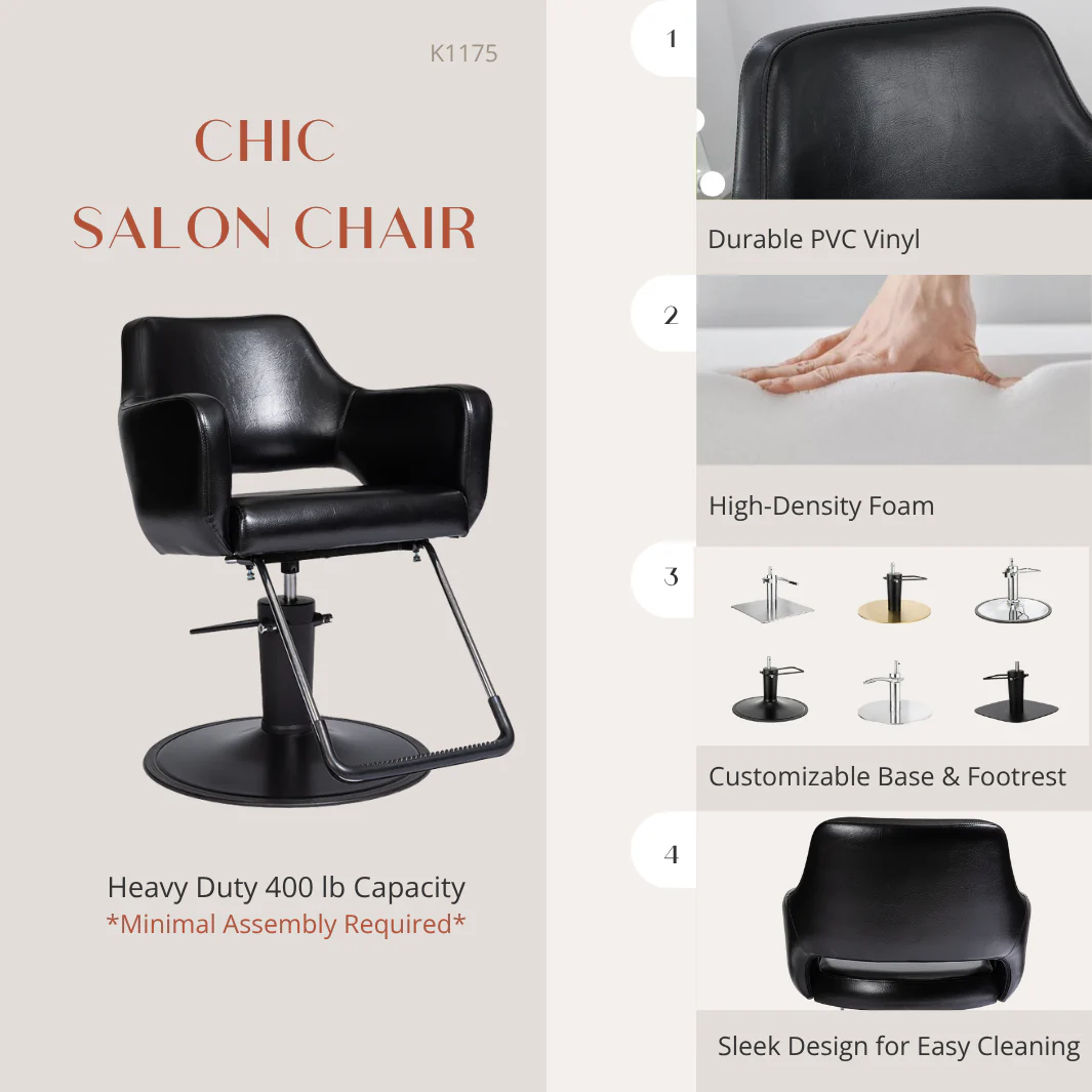 Chic Salon Chair - Image 3