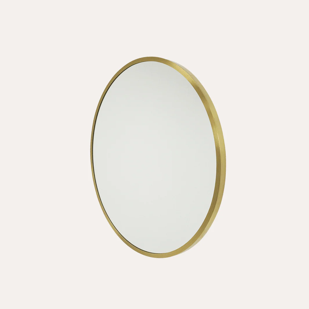 34" Metal Frame Round Mirror - Image 3