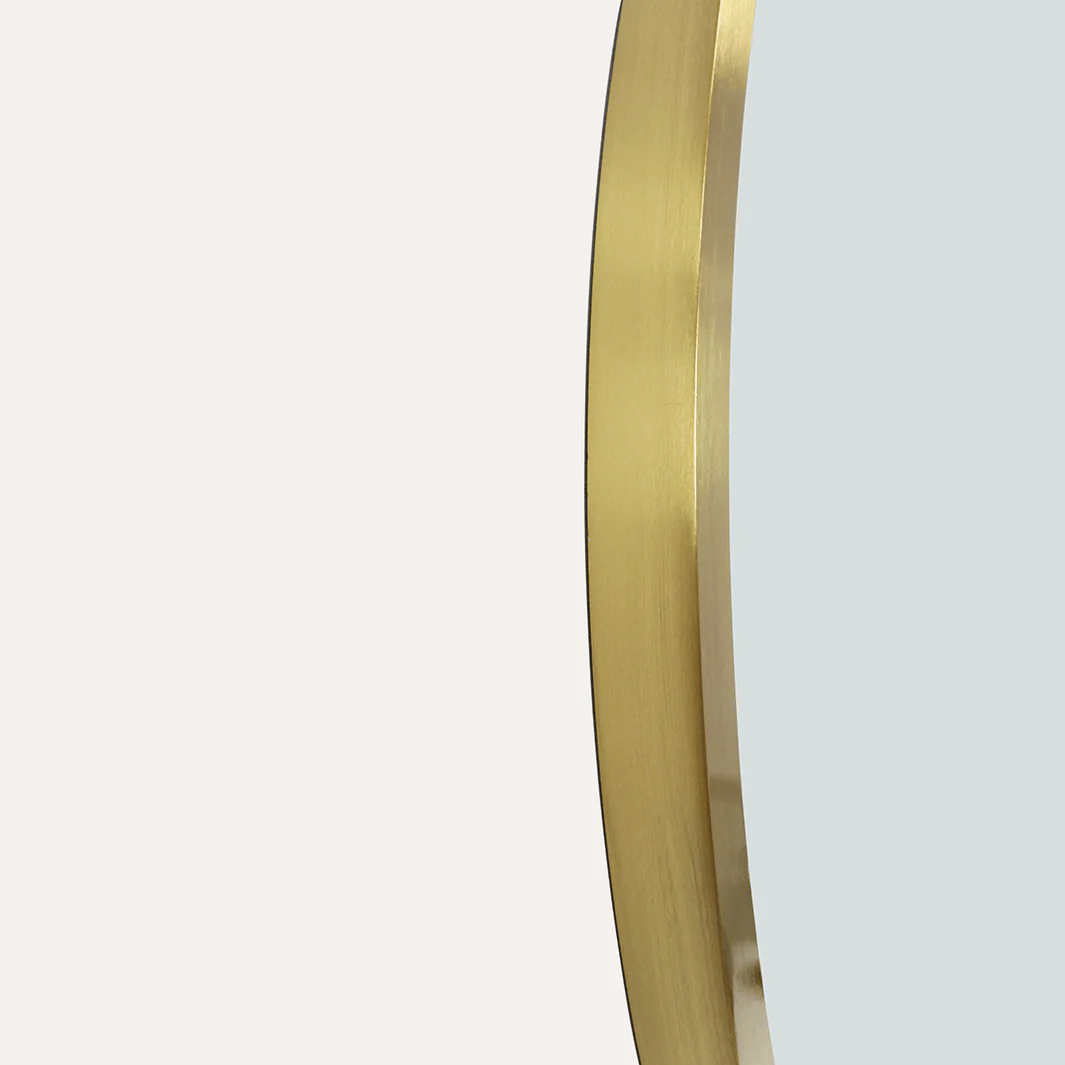 34" Metal Frame Round Mirror - Image 5