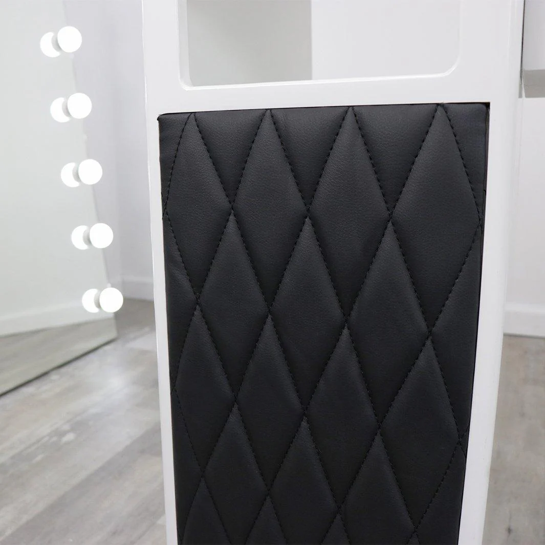 Double Diamond White Manicure Table - Image 15
