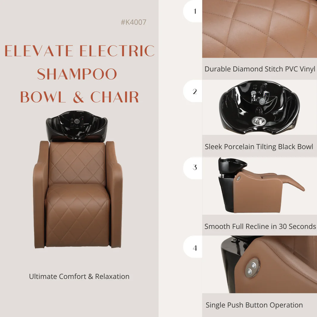 Elevate Electric Shampoo Bowl & Chair - Image 3