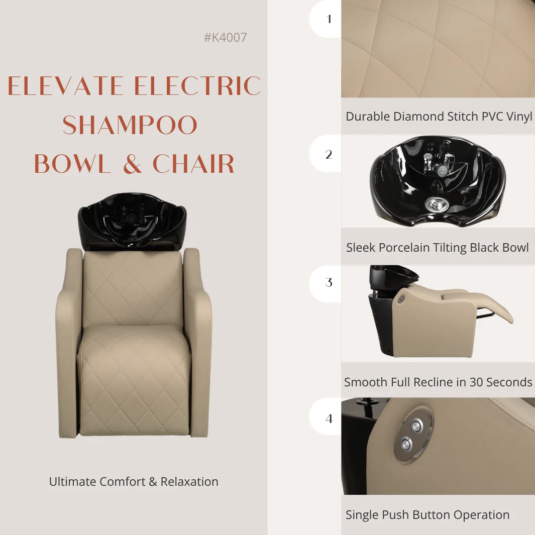 Elevate Electric Shampoo Bowl & Chair - Image 77