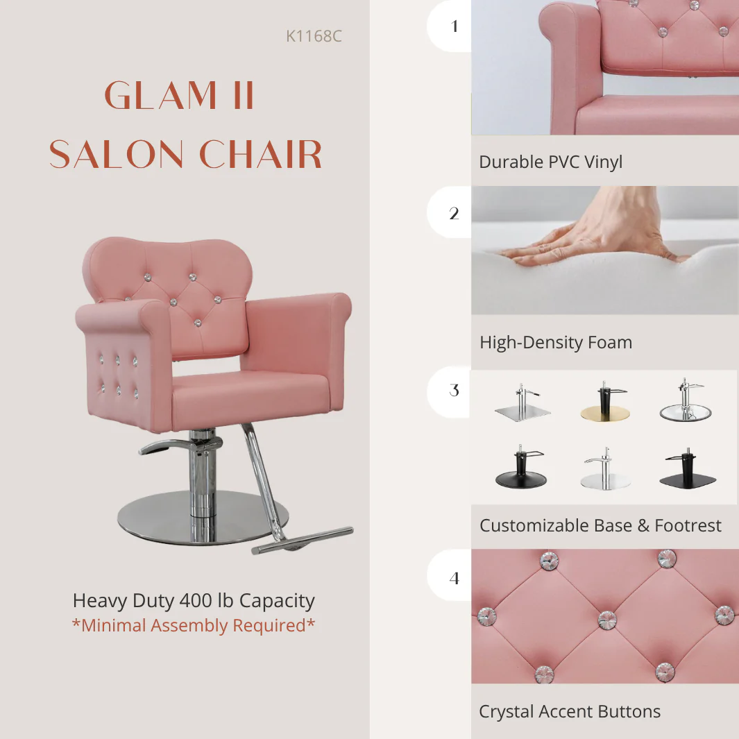 Glam II Salon Chair - Image 3