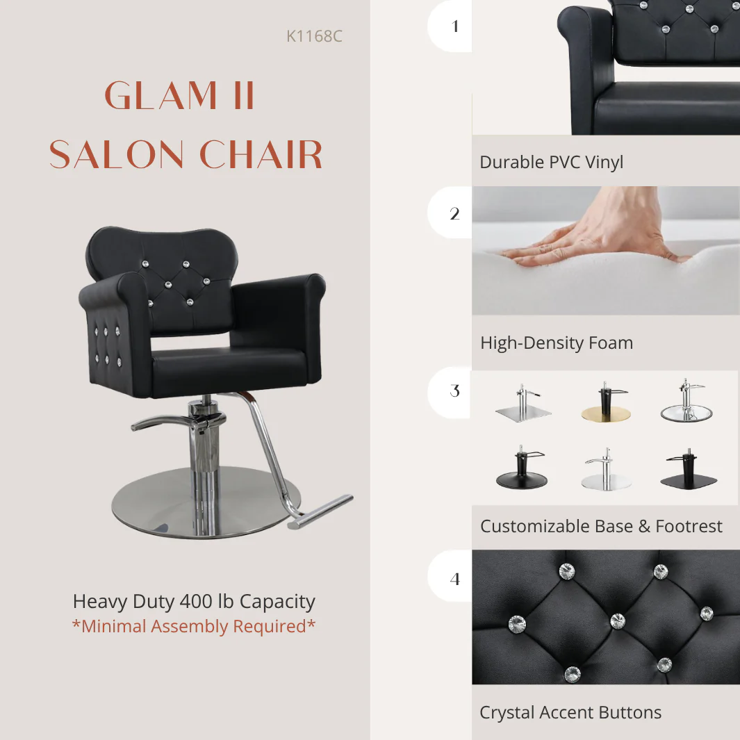 Glam II Salon Chair - Image 43