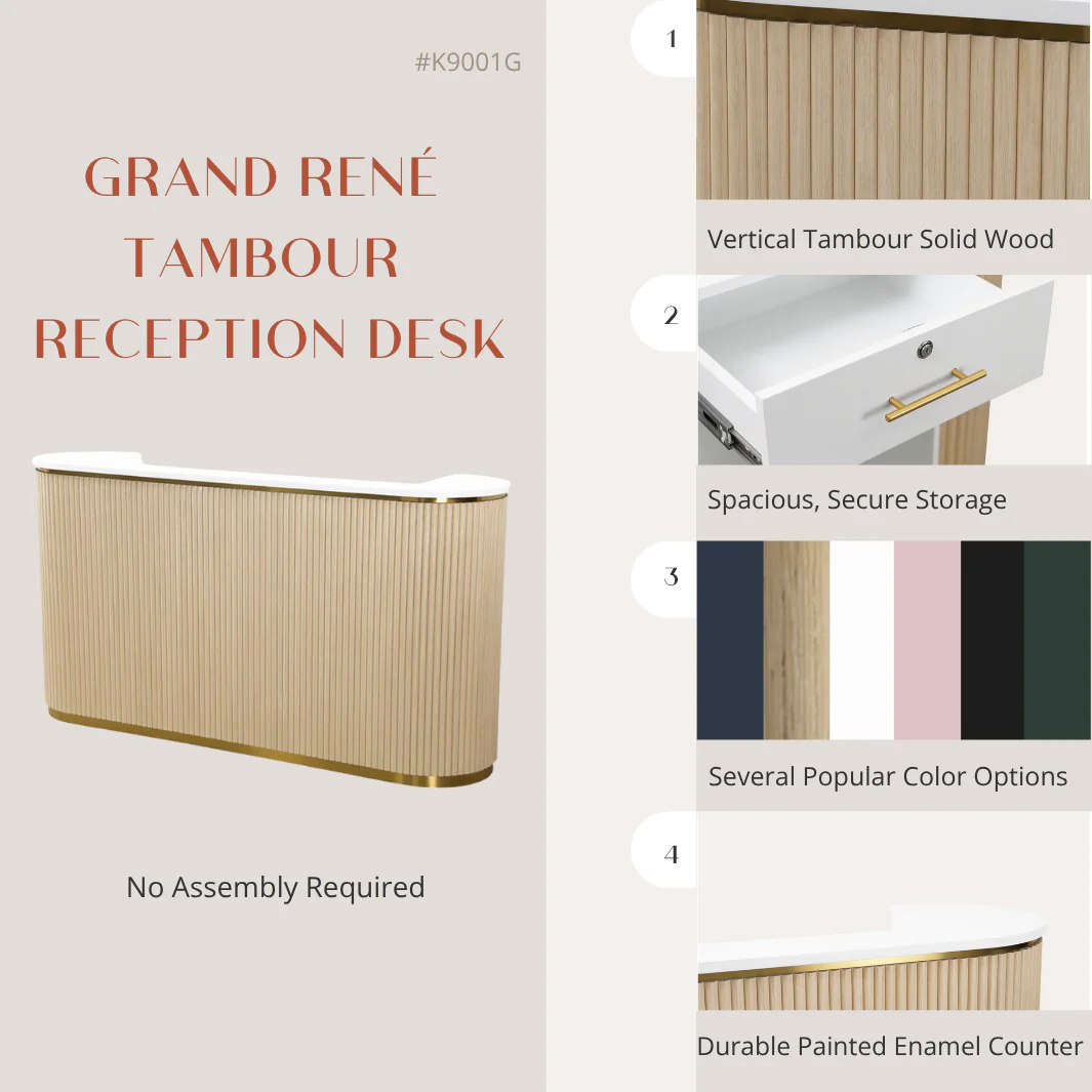 Grand René Tambour Reception Desk - Image 42