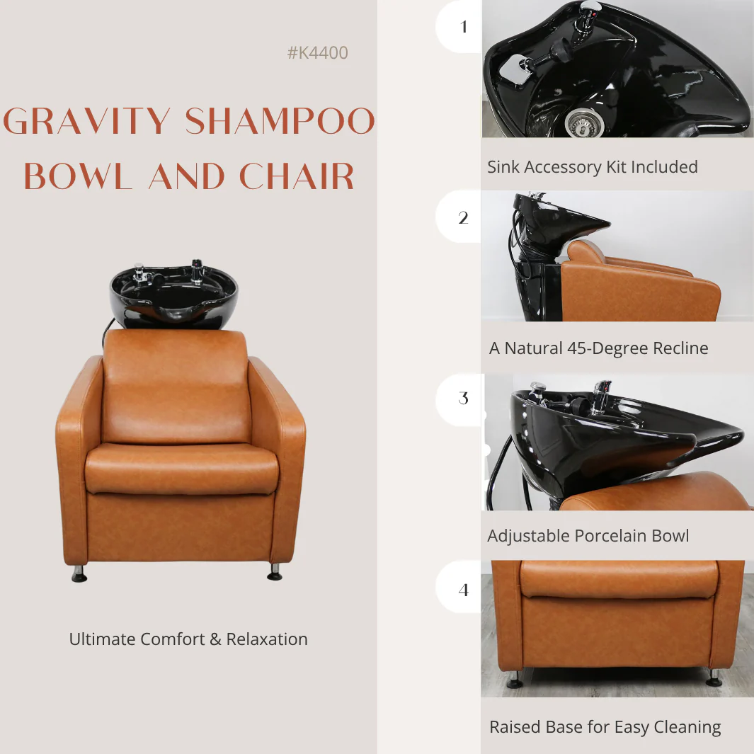 Gravity Shampoo Bowl and Chair - Image 3