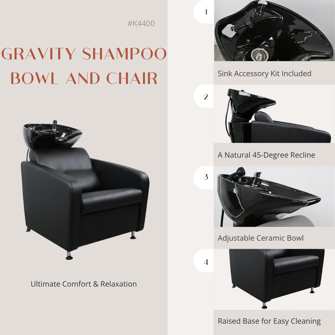 Gravity Shampoo Bowl and Chair - Image 33