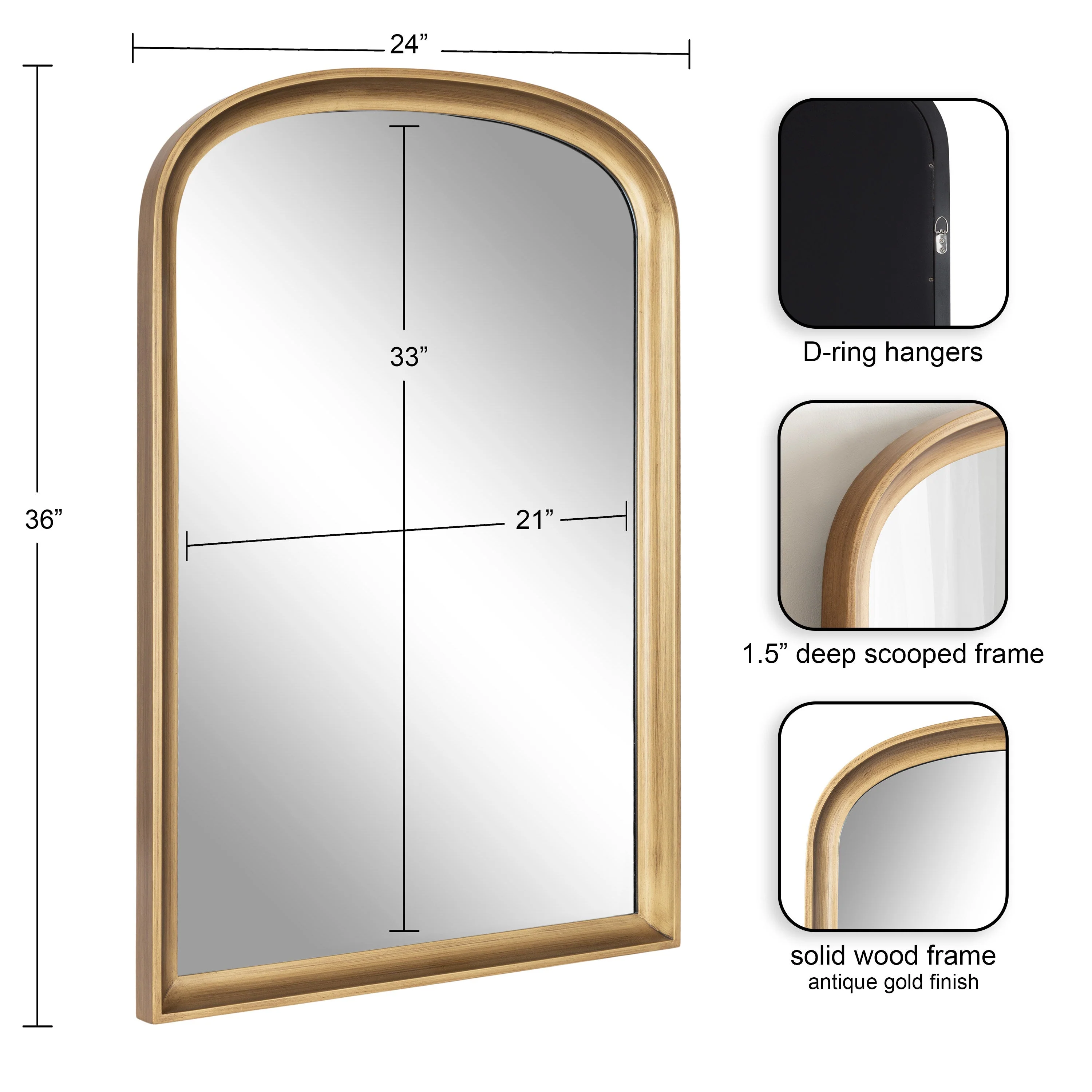Hatherleigh Basket Arch Wall Mirror - Image 10