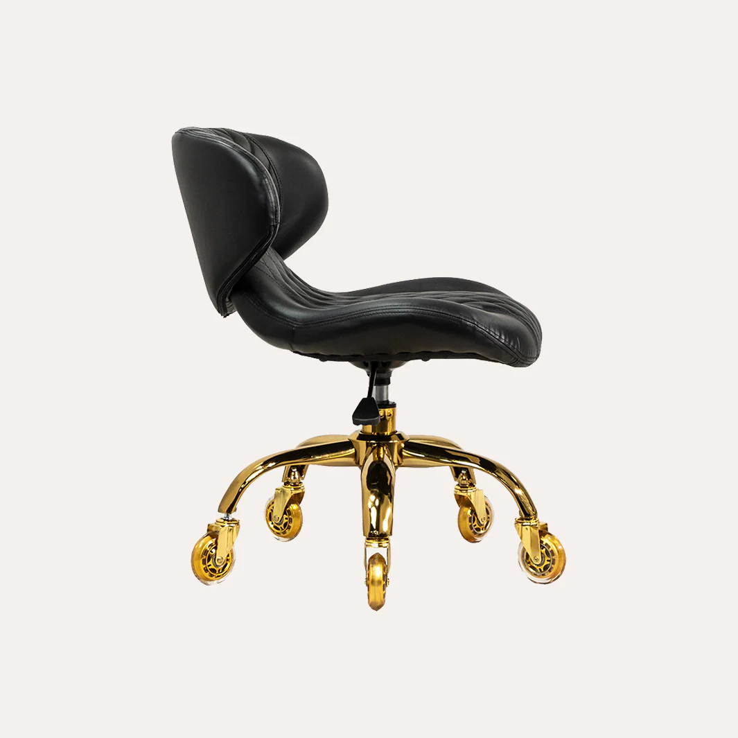 HUGO Pedicure Stool (GOLD Casters) - Image 4