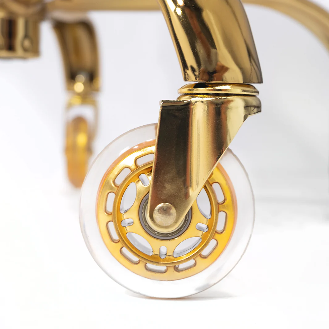 HUGO Pedicure Stool (GOLD Casters) - Image 6