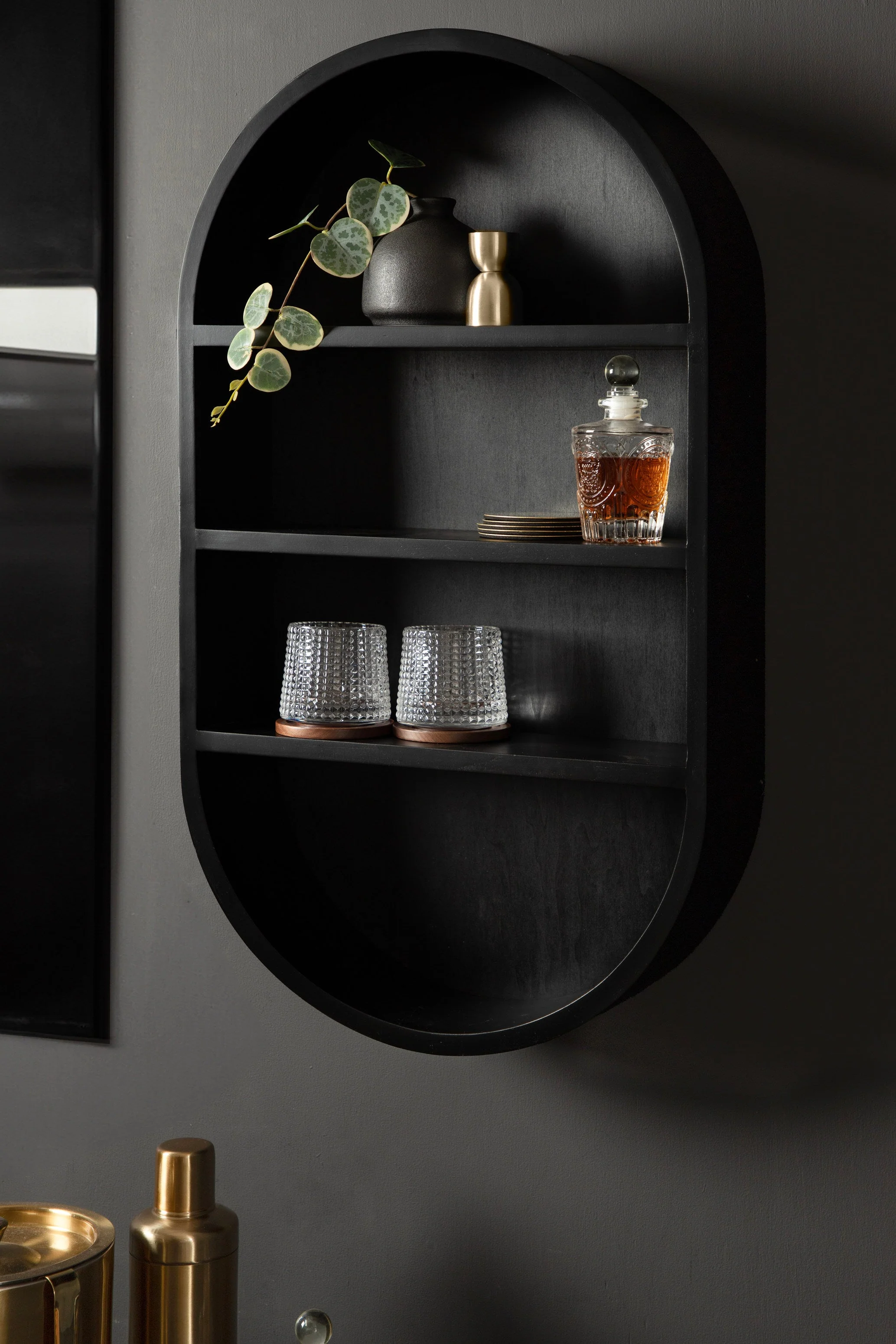 Hutton Wood Capsule Wall Shelf - Image 11