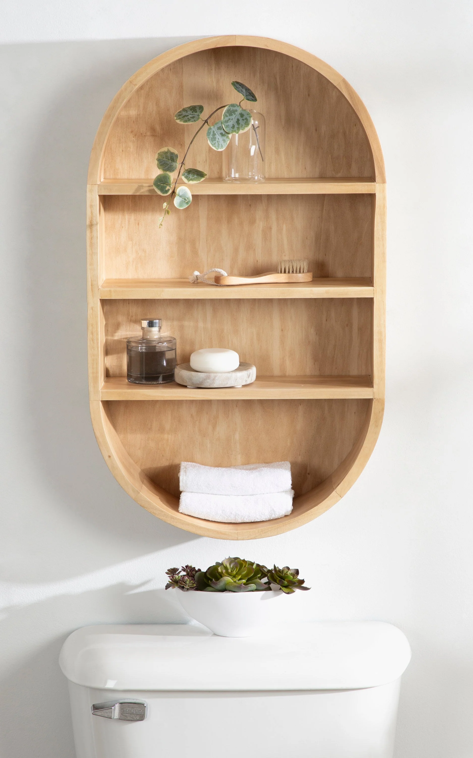 Hutton Wood Capsule Wall Shelf - Image 16
