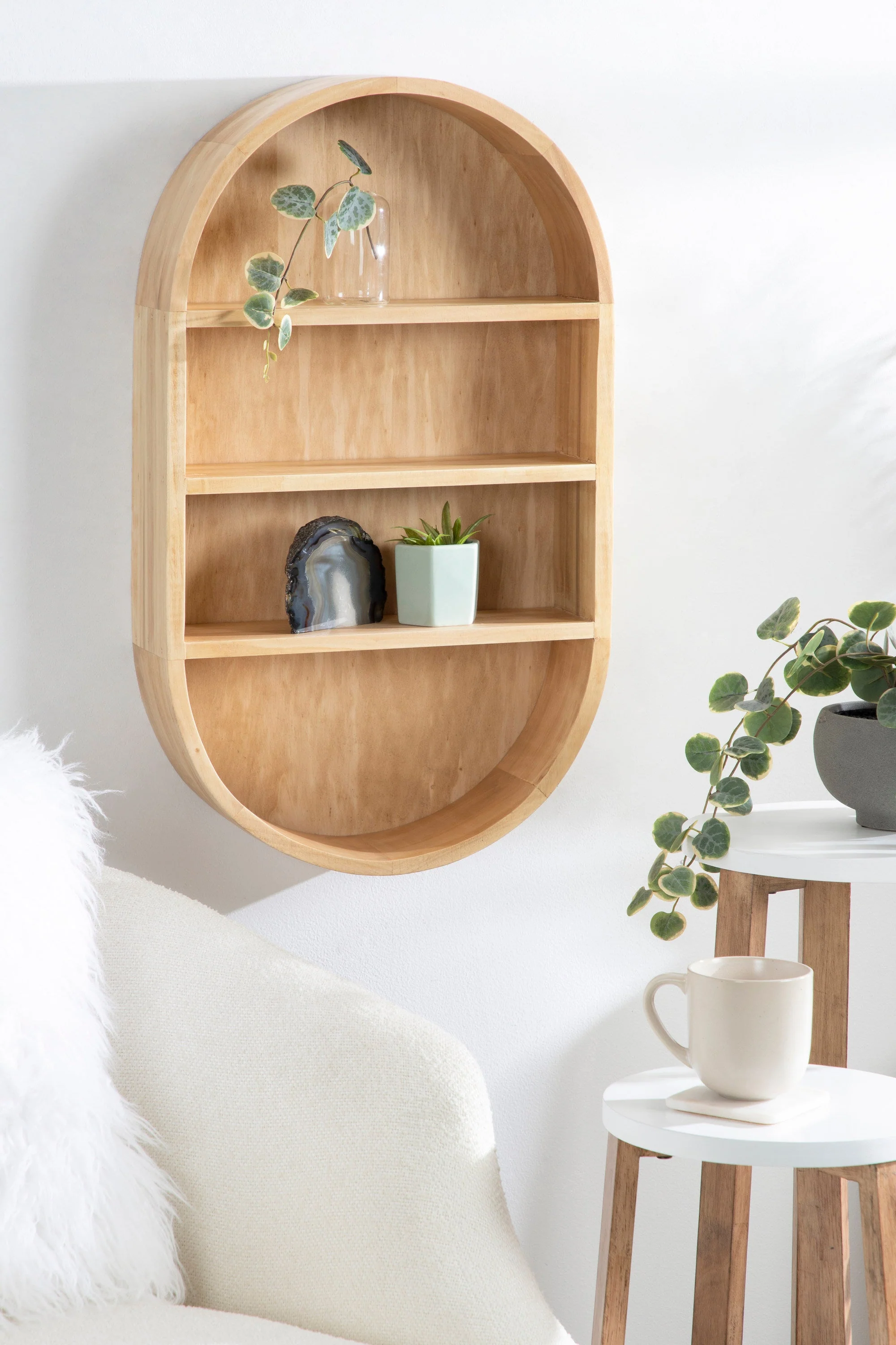Hutton Wood Capsule Wall Shelf - Image 19