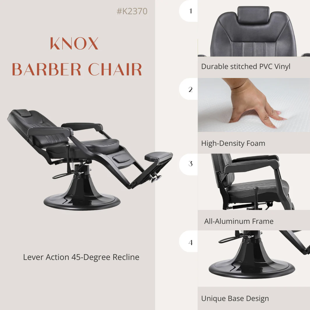 Knox Barber Chair - Image 3
