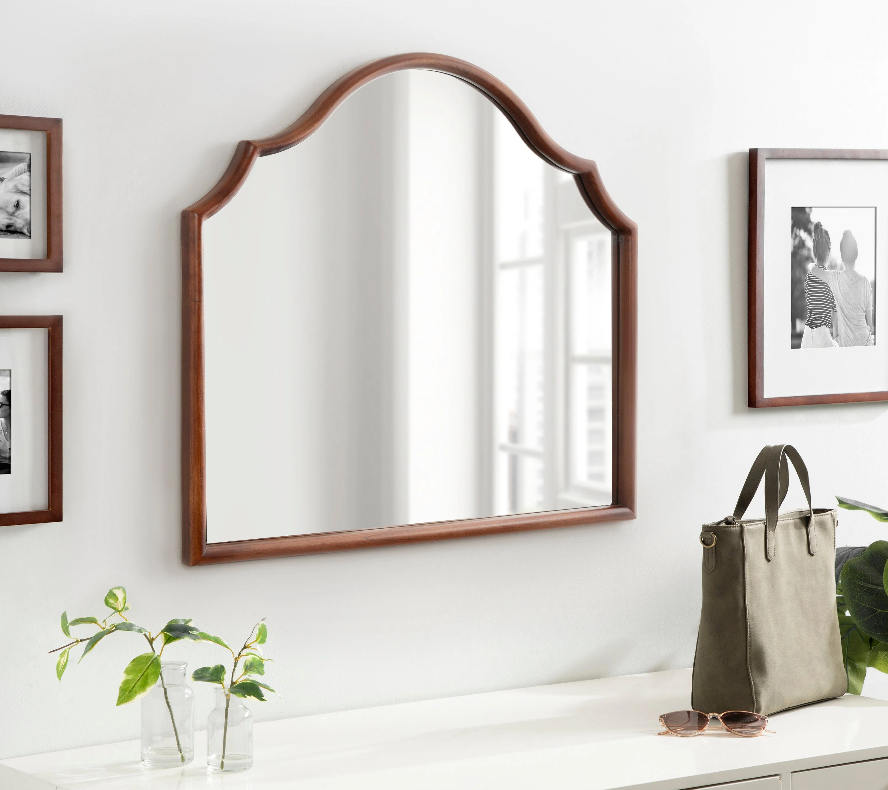 Leanna Wood Arched Mirror - Image 7