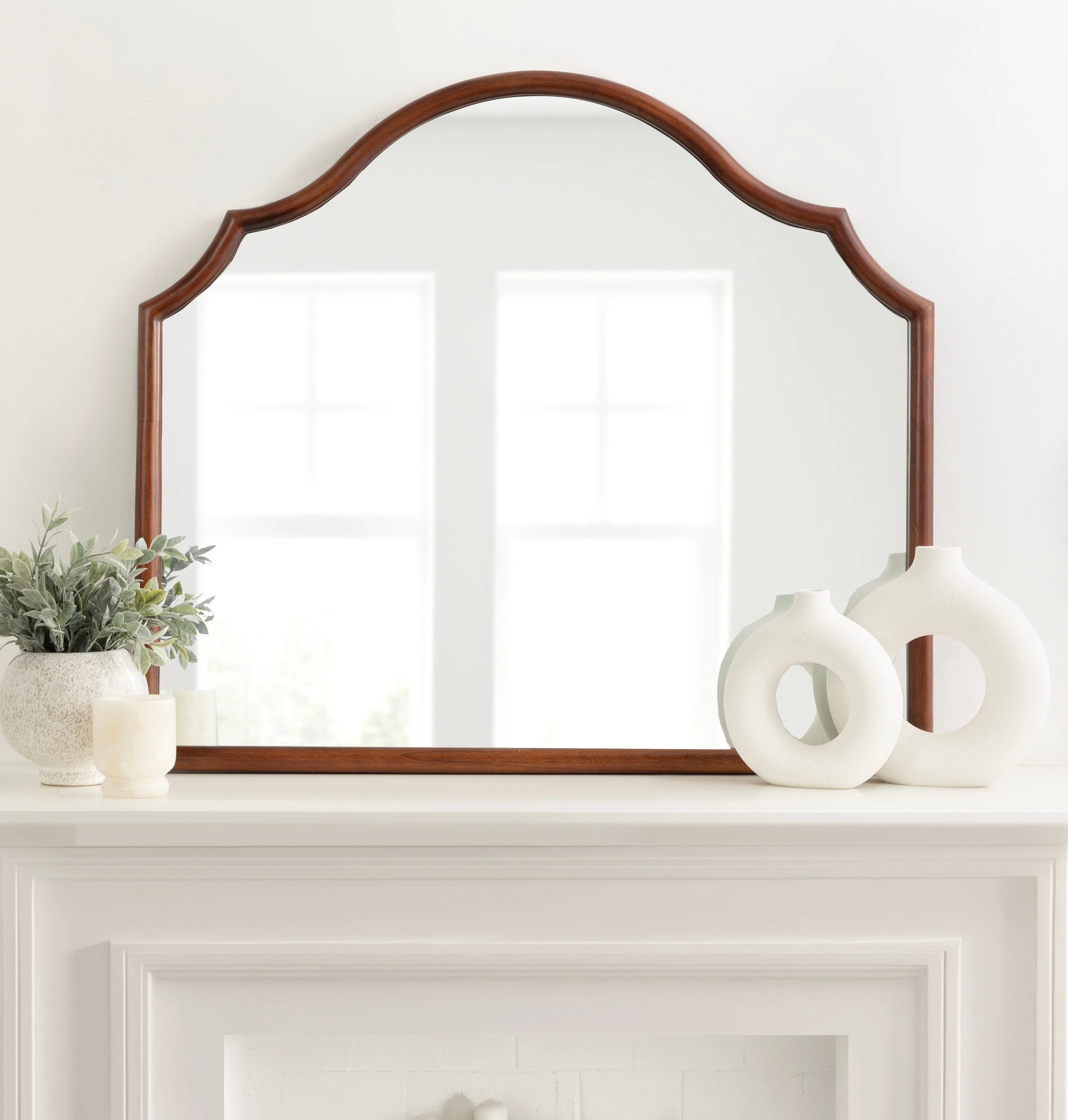 Leanna Wood Arched Mirror - Image 8