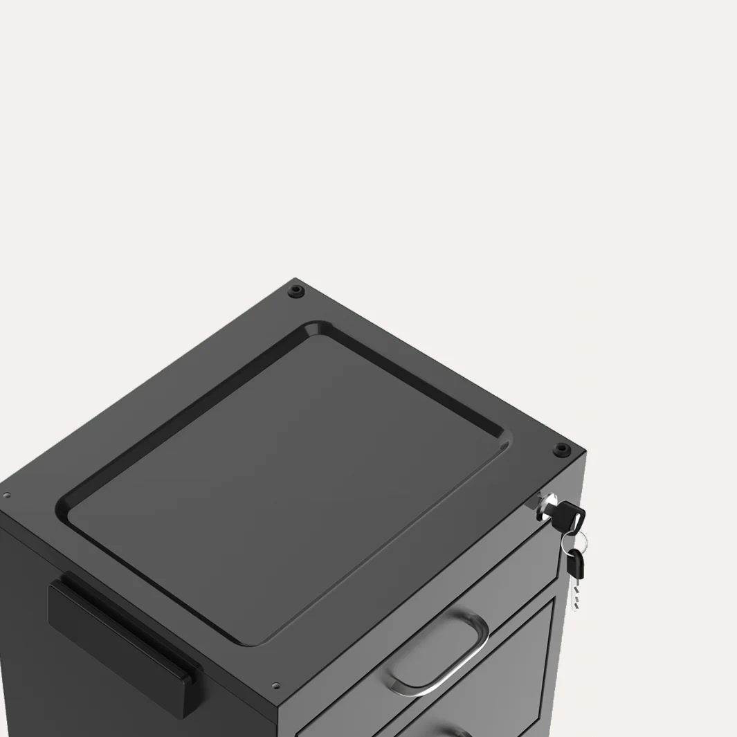 Lockable Metal Trolley - Image 3