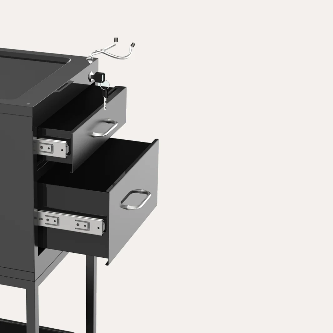 Lockable Metal Trolley - Image 5