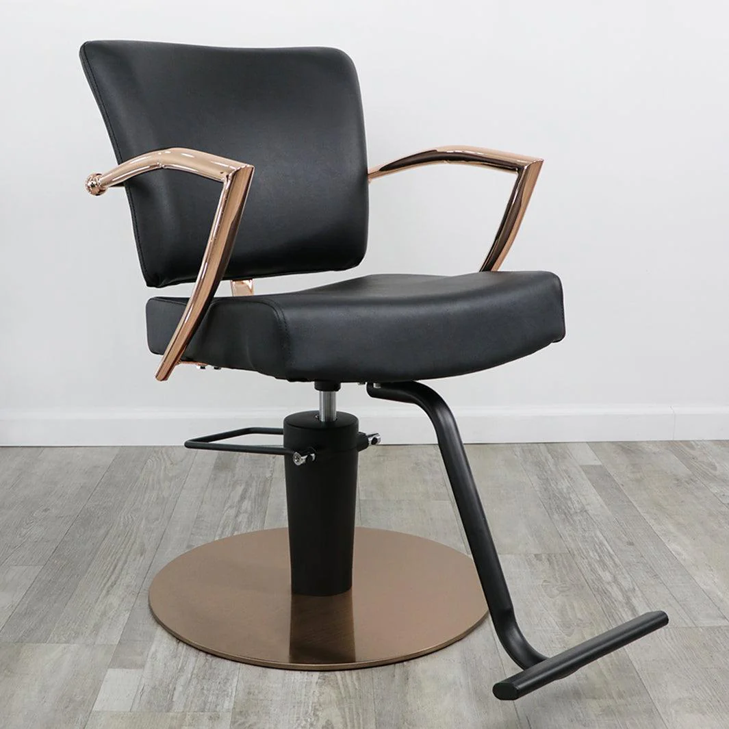 Manhattan Rose Gold Salon Chair - Image 10