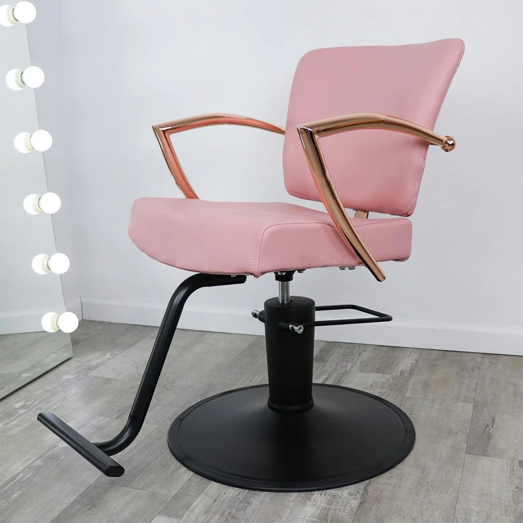Manhattan Rose Gold Salon Chair - Image 19