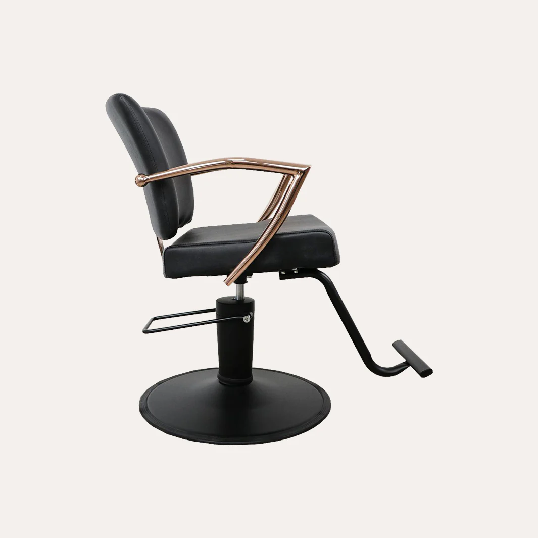 Manhattan Rose Gold Salon Chair - Image 2