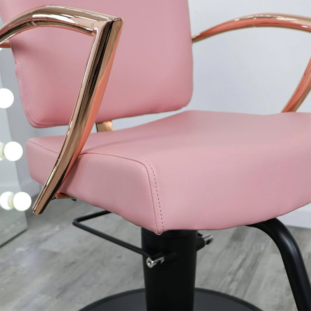 Manhattan Rose Gold Salon Chair - Image 21