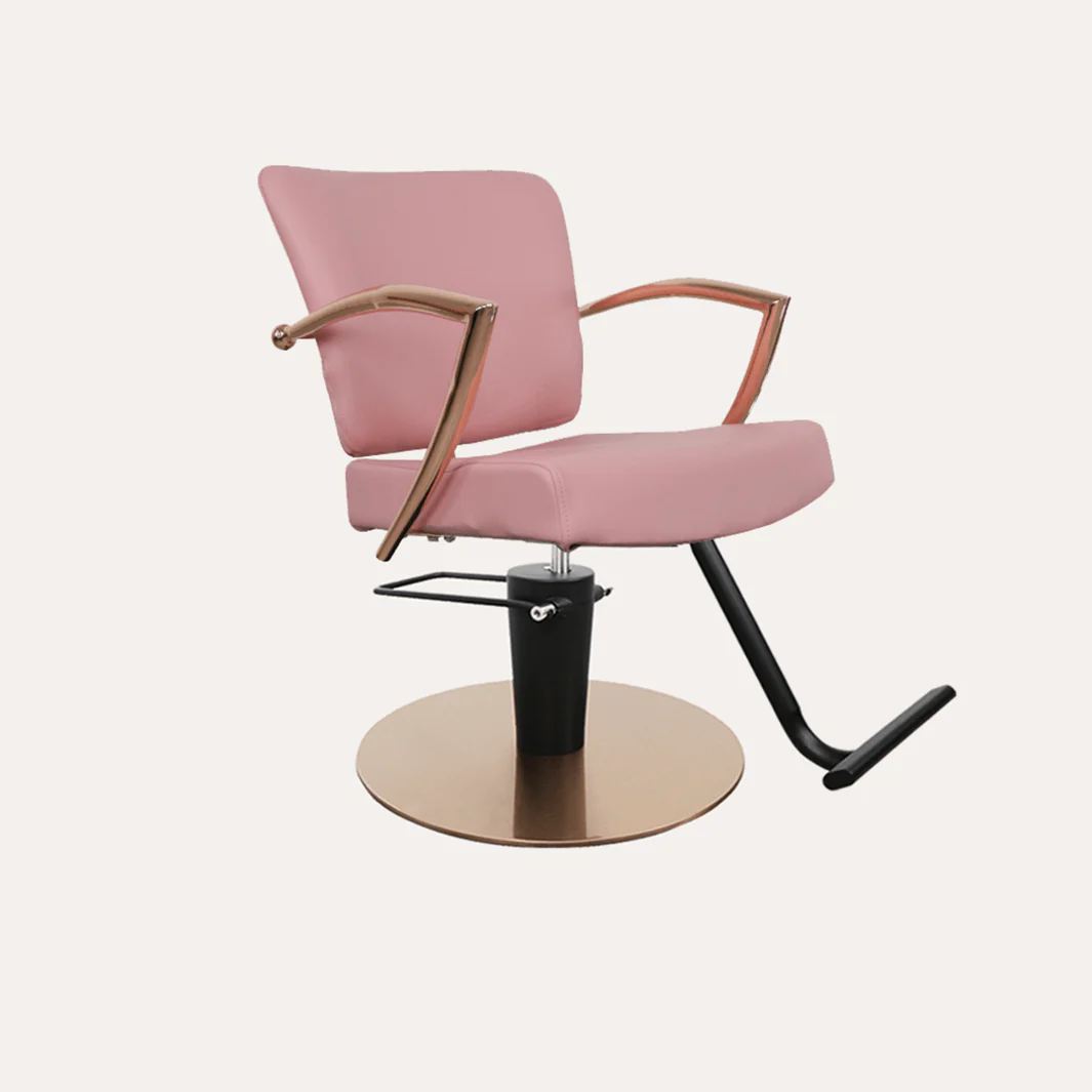Manhattan Rose Gold Salon Chair - Image 25