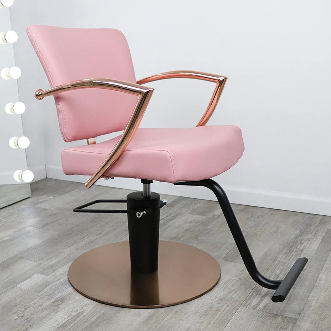 Manhattan Rose Gold Salon Chair - Image 26