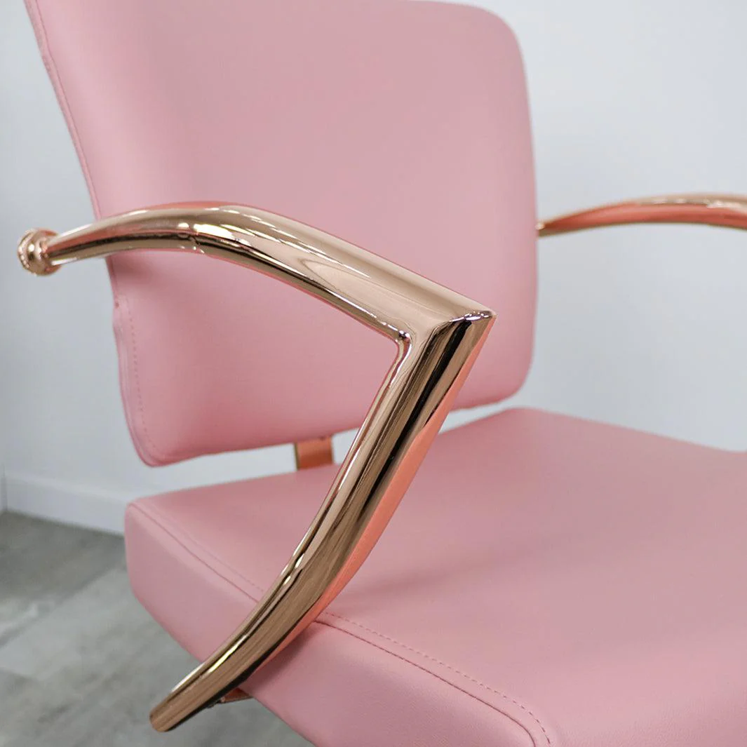 Manhattan Rose Gold Salon Chair - Image 30