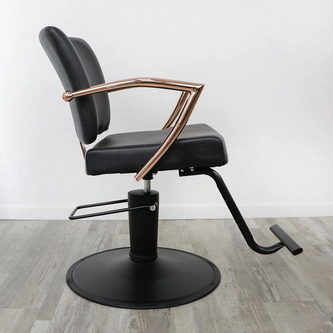 Manhattan Rose Gold Salon Chair - Image 4