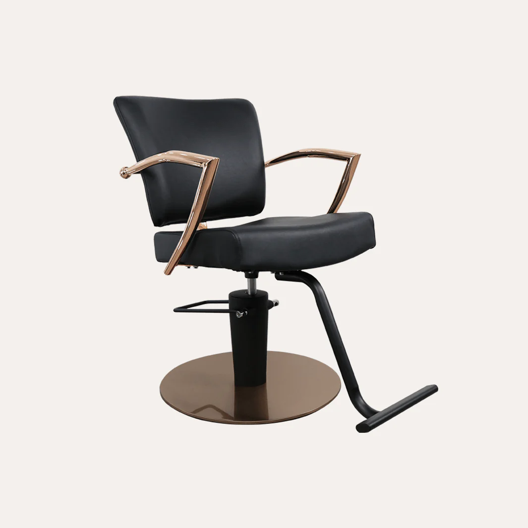 Manhattan Rose Gold Salon Chair - Image 9