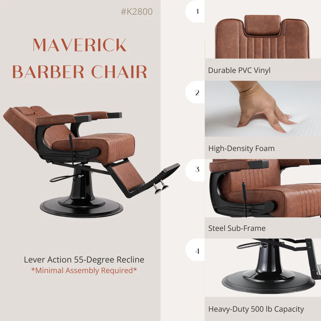 Maverick Barber Chair - Image 66