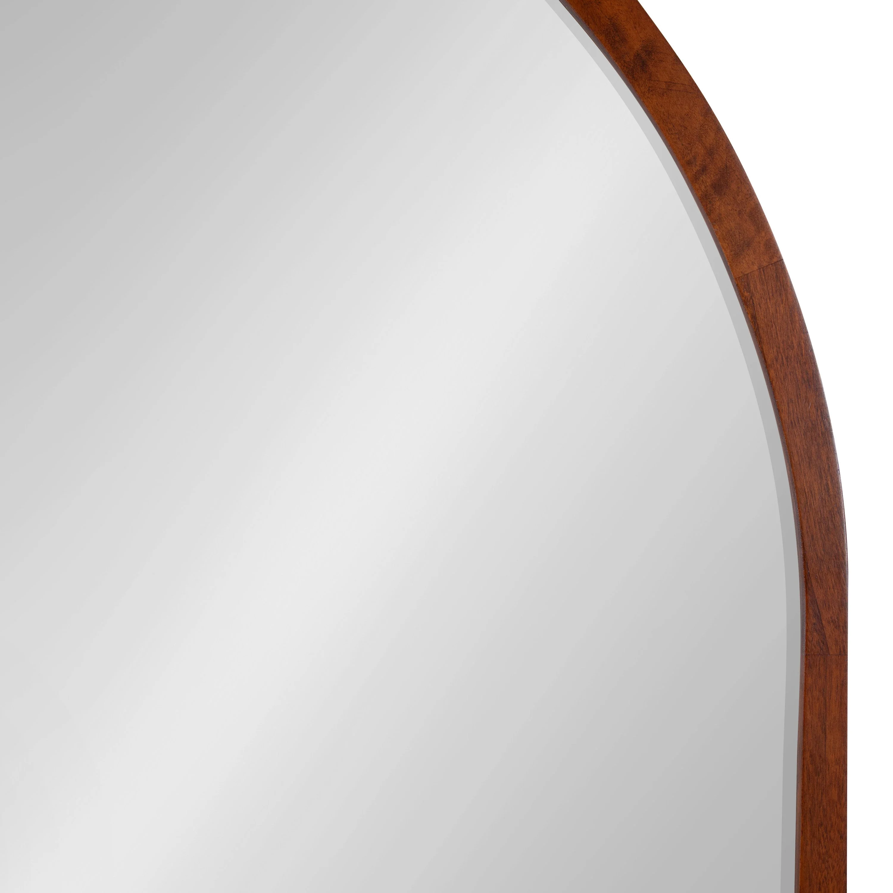 McLean Arch Wood Framed Wall Mirror - Image 7