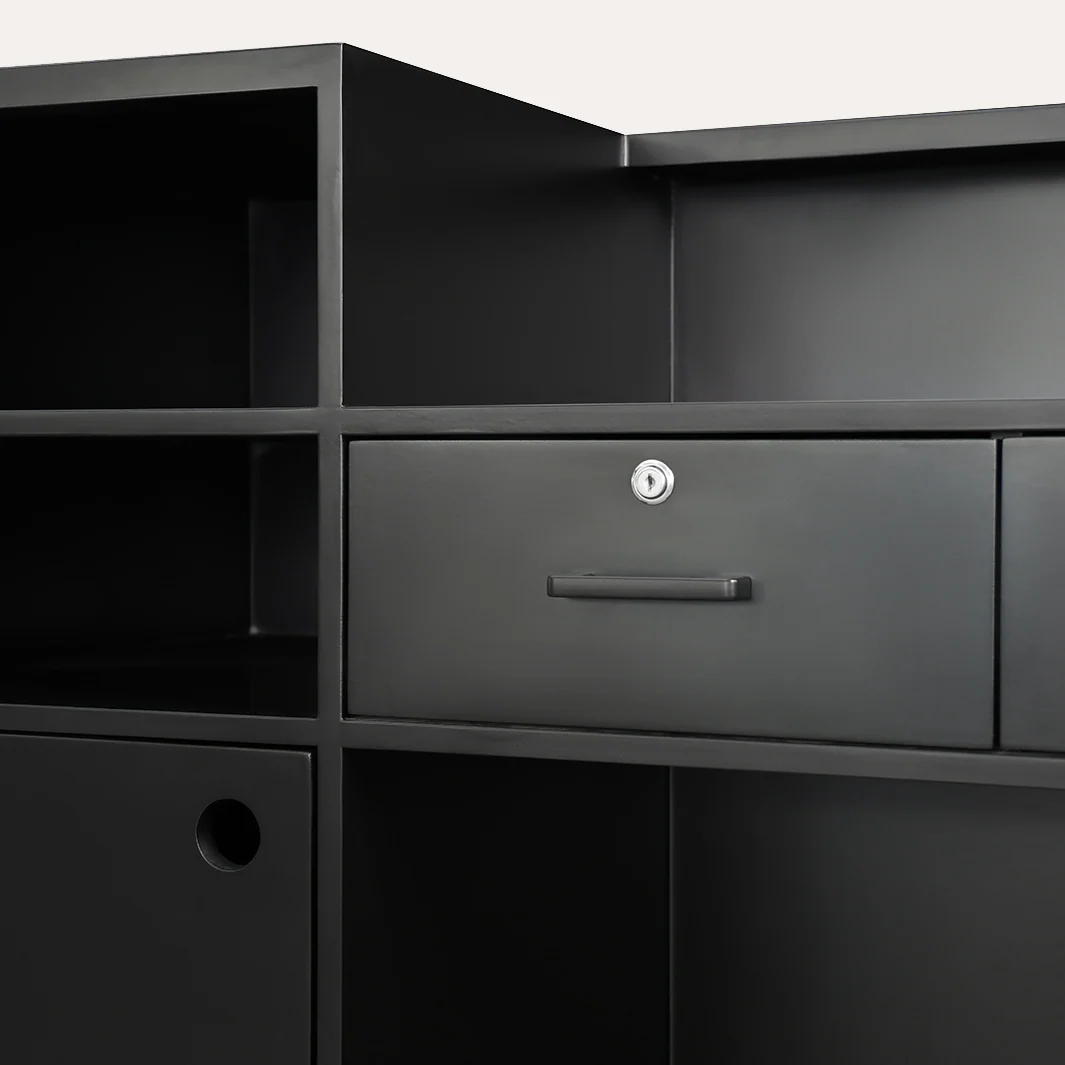 Nouveau Tambour Reception Desk (Large) - Image 21