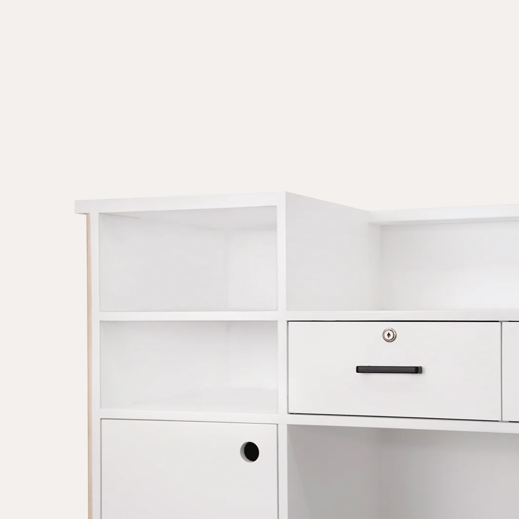 Nouveau Tambour Reception Desk (Large) - Image 7