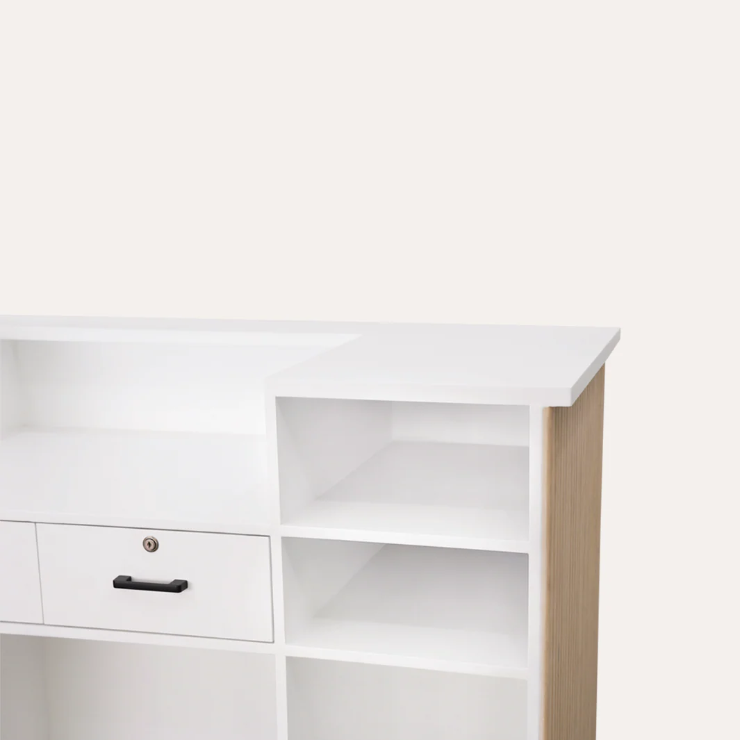Nouveau Tambour Reception Desk (Large) - Image 8
