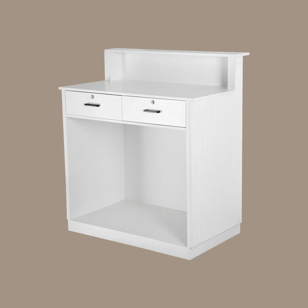 Nouveau Tambour Reception Desk (Small) - Image 27