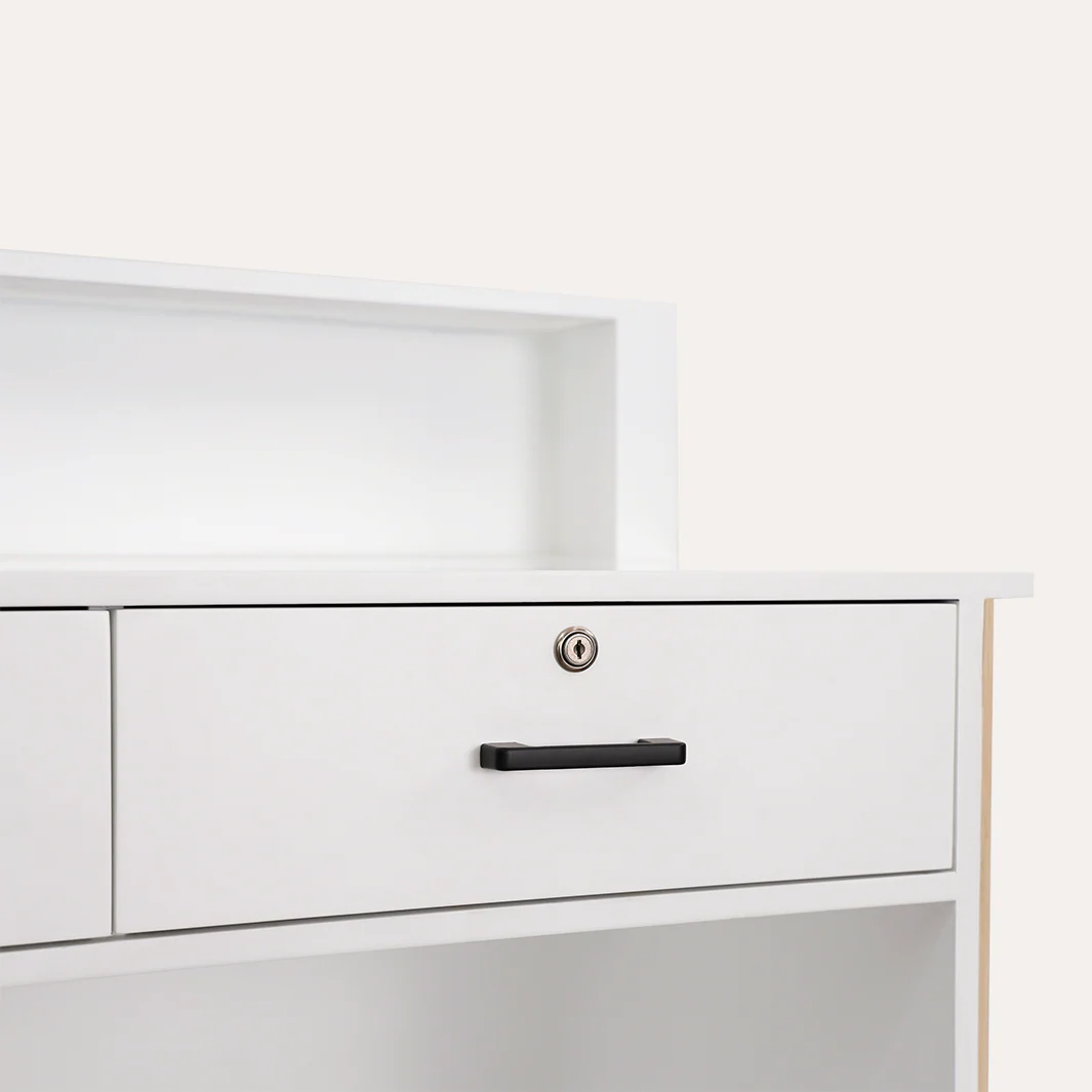 Nouveau Tambour Reception Desk (Small) - Image 5