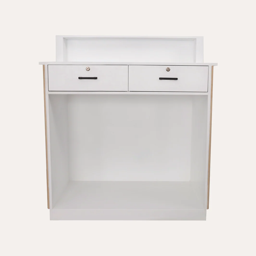 Nouveau Tambour Reception Desk (Small) - Image 6
