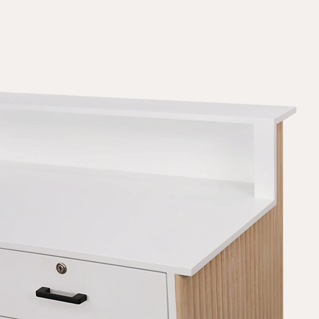 Nouveau Tambour Reception Desk (Small) - Image 7