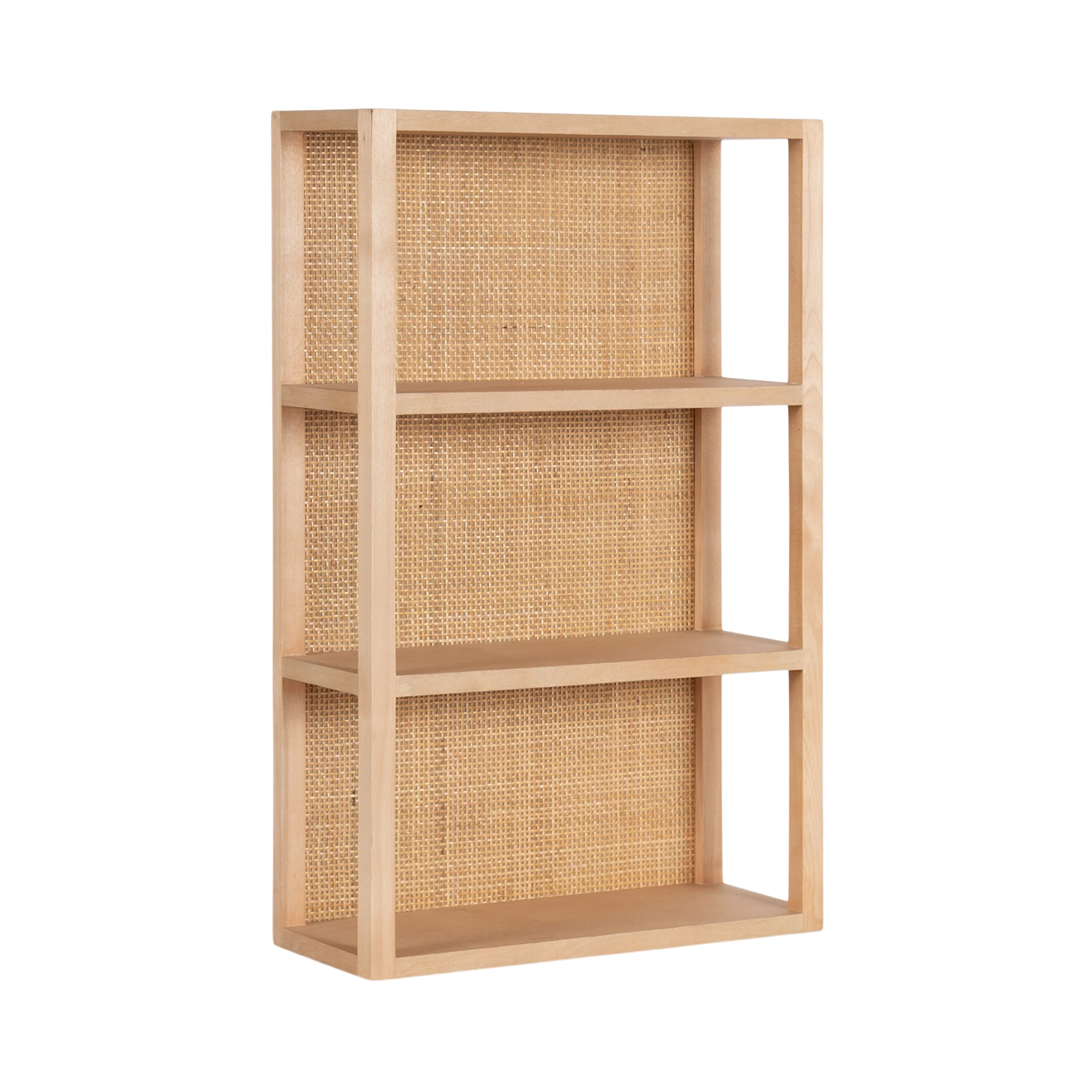 Ori Rattan/Wood Wall Shelf - Image 3