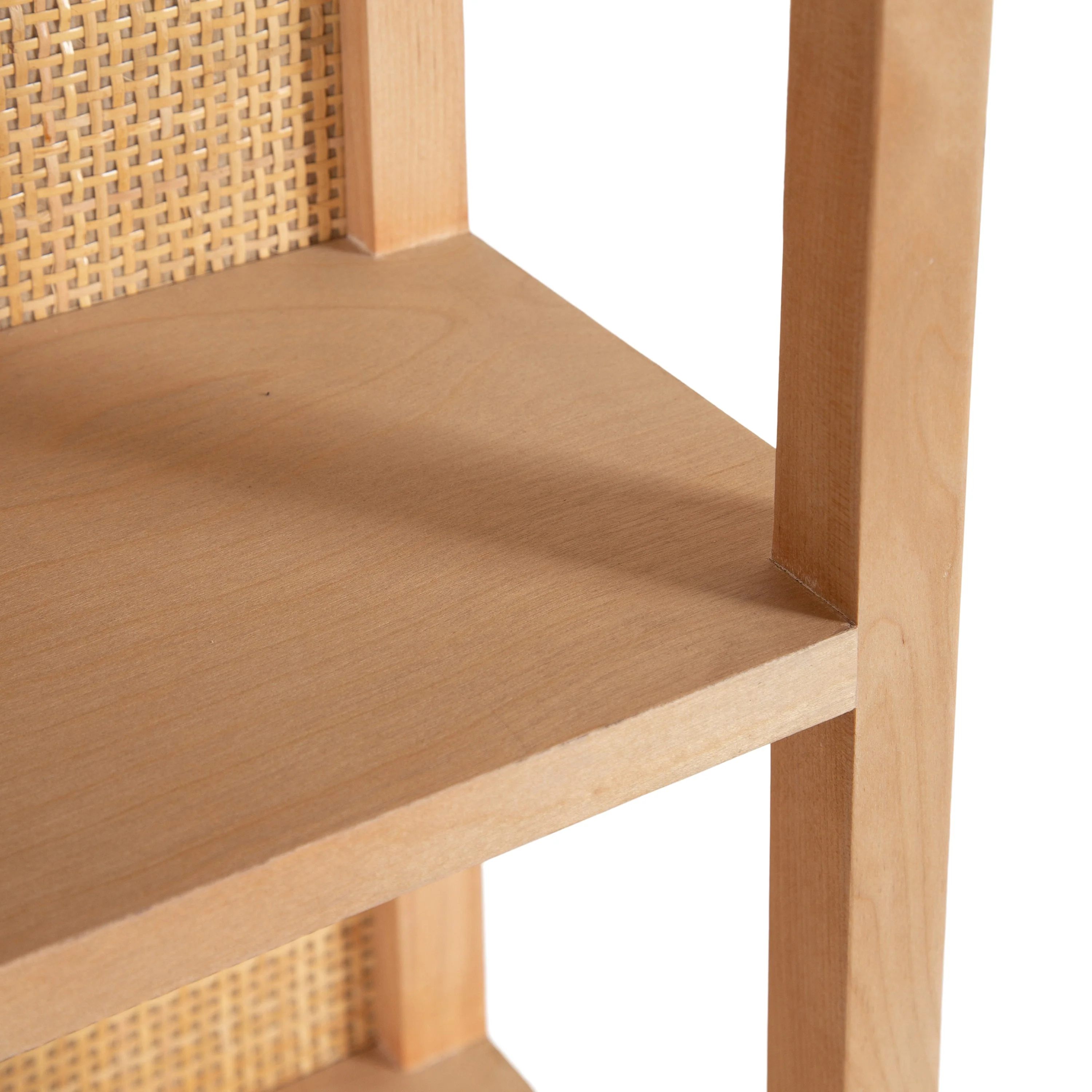 Ori Rattan/Wood Wall Shelf - Image 6