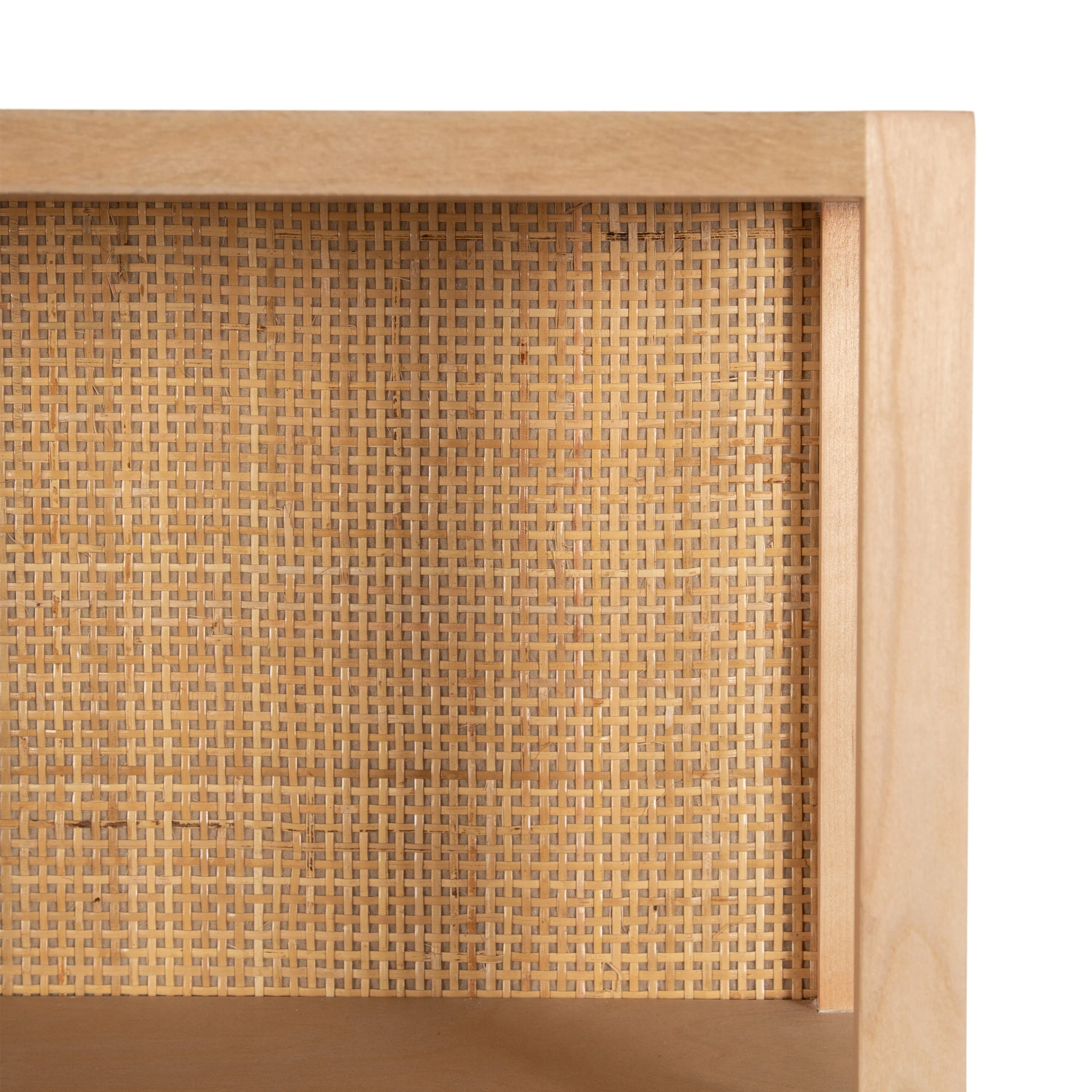 Ori Rattan/Wood Wall Shelf - Image 7